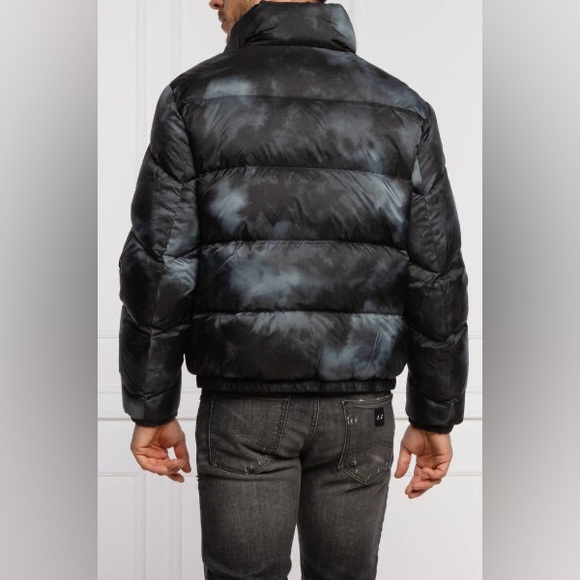 Armani Exchange Puffer Jacket Green Black Reversible 6KZBL3A ZNMKZ 02CA - Picture 10 of 16